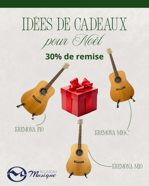 Remise sur une sélection de guitares Kremona