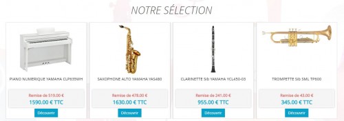 Notre sélection d'instruments