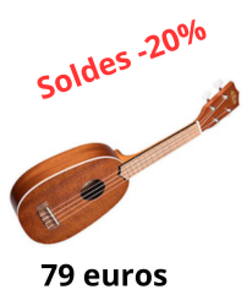 Ukul&eacute;l&eacute; Soprano Kala Acajou Pineapple KA-P