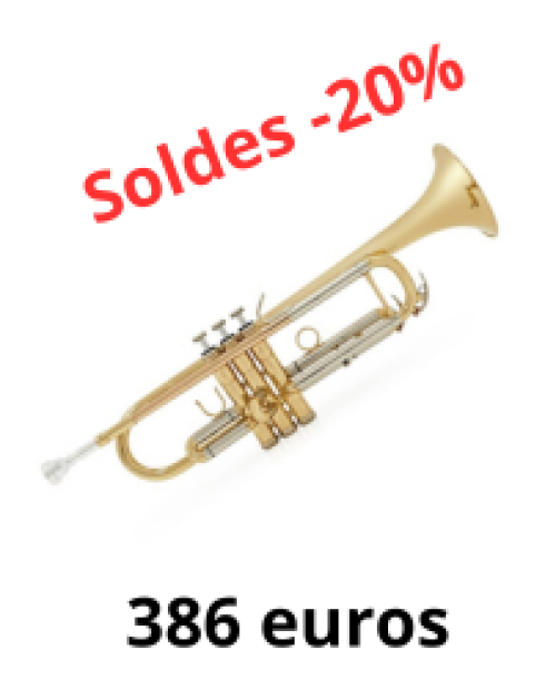 Trompette Sib Besson New Standard BE110 verni