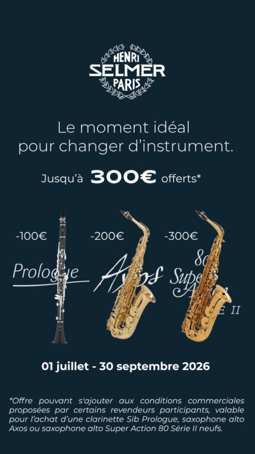 La rentrée se prépare dès maintenant avec Selmer