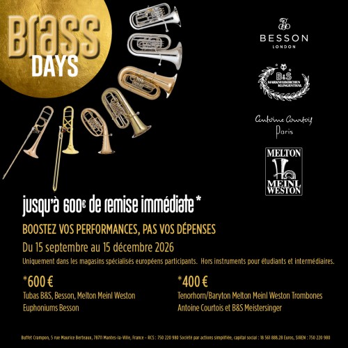 Les Brass Days avec Buffet Crampon