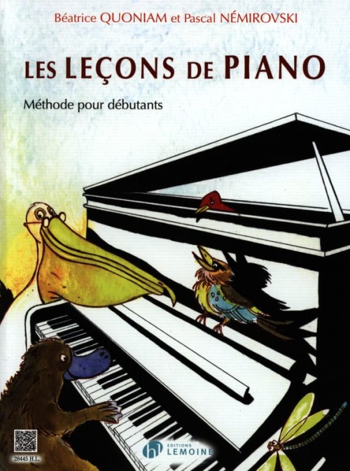 Les le&ccedil;ons de piano, d&eacute;butant (Quoniam)
