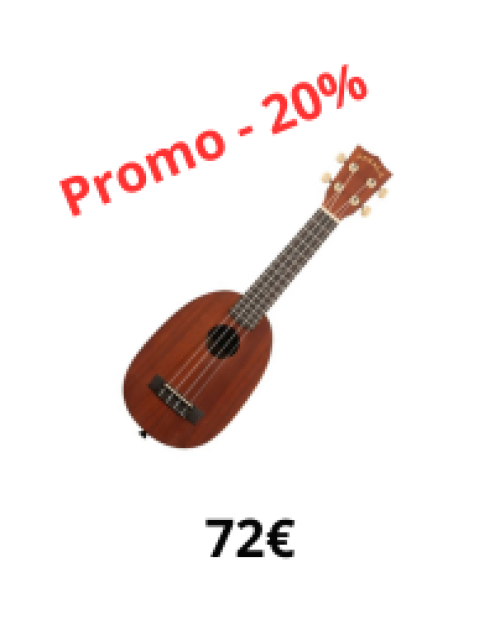 Ukul&eacute;l&eacute; Soprano Kala Makala Ananas MKP